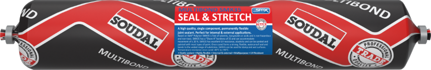 SOUDAL MULTIBOND SMX35 - SEAL & STRETCH - BLACK 600 ML 